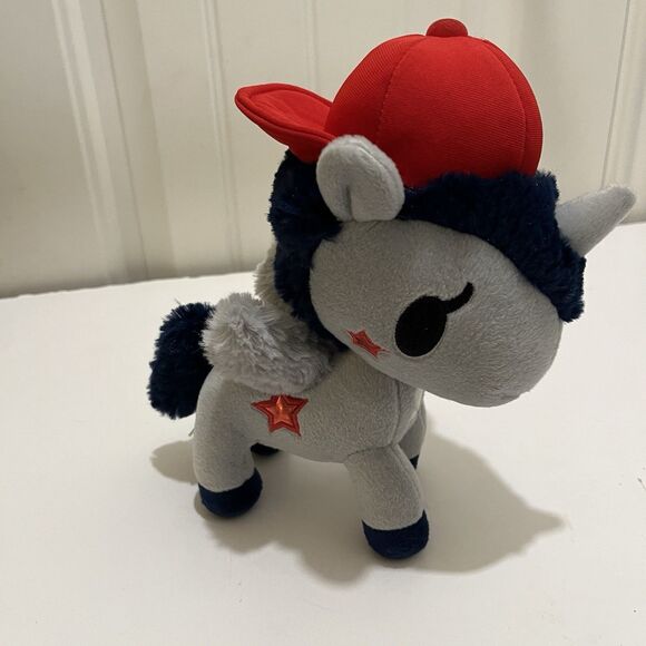 TOKIDOKI LOS ANGELES ANGELS UNICORNO MASCOT PLUSH 8" 2014 Stuffed Toy Bleachers - Picture 5 of 10